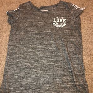 Gray LOVE shirt